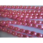 Glass Pearls Oval 8mm x 11mm